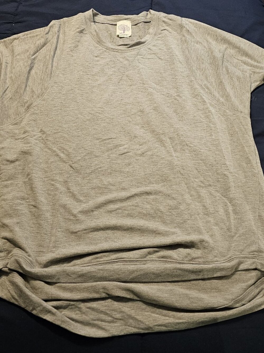 Light Grey short sleeve sweatshirt M/l, Freeloader